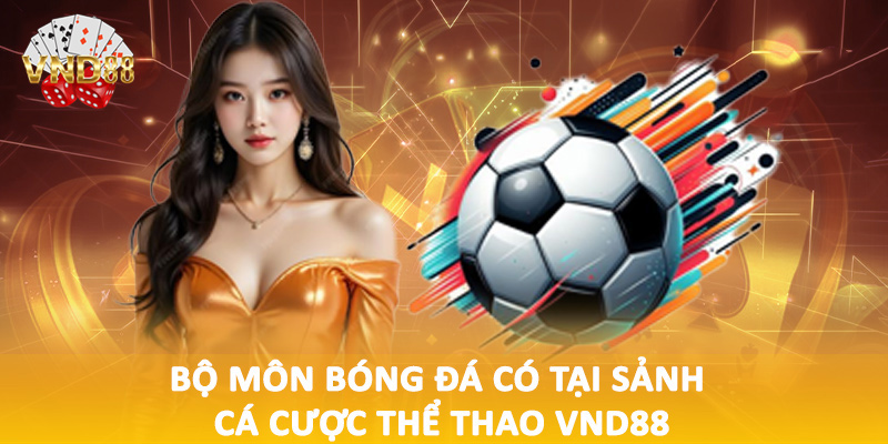 Bộ môn bóng đá có tại sảnh cá cược thể thao VND88