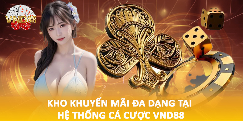 Kho khuyến mãi đa dạng tại hệ thống cá cược VND88