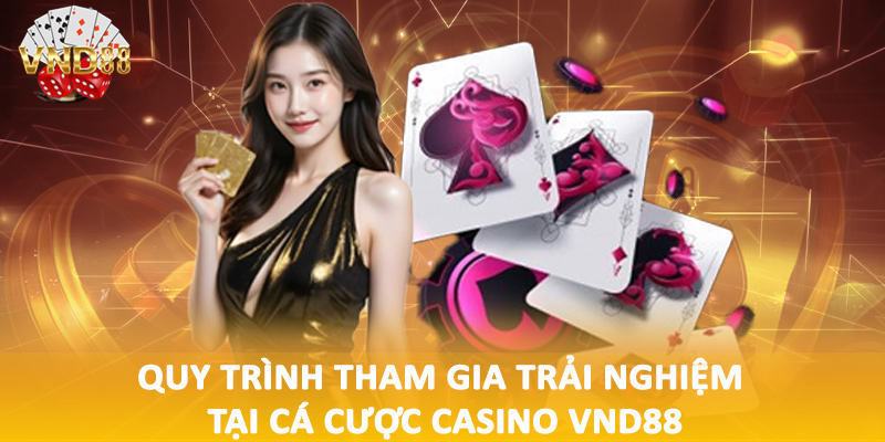Quy trình tham gia trải nghiệm tại cá cược casino VND88