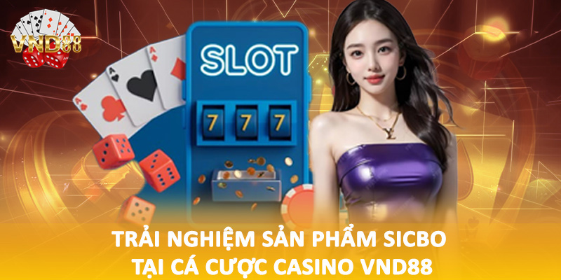 Trải nghiệm sản phẩm sicbo tại cá cược casino VND88